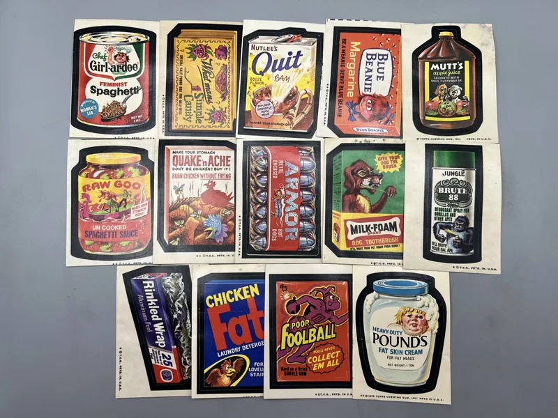 (14) 1970s Topps Wacky Packages Cards - Varying Conditions from auction in Greenville, Ohio — image 33