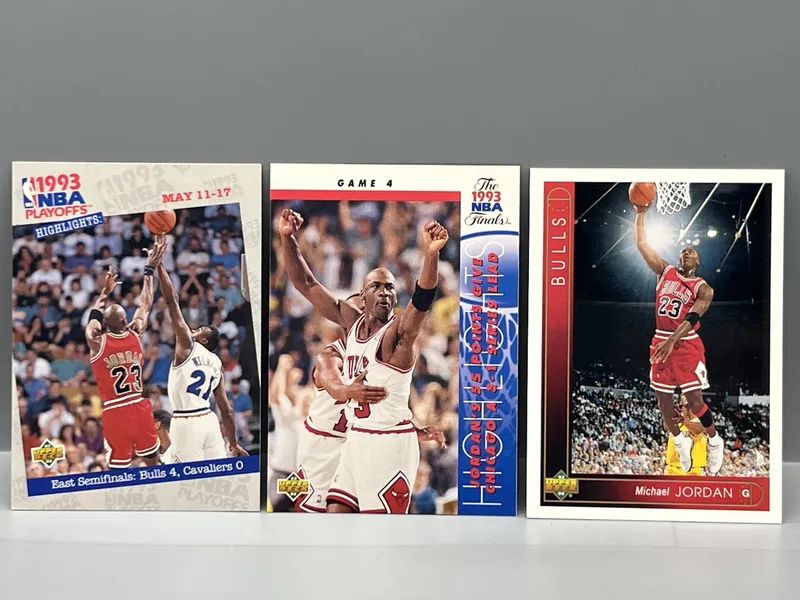 (3) Michael Jordan Basketball Cards - Varying Conditions from auction in Greenville, Ohio — image 25