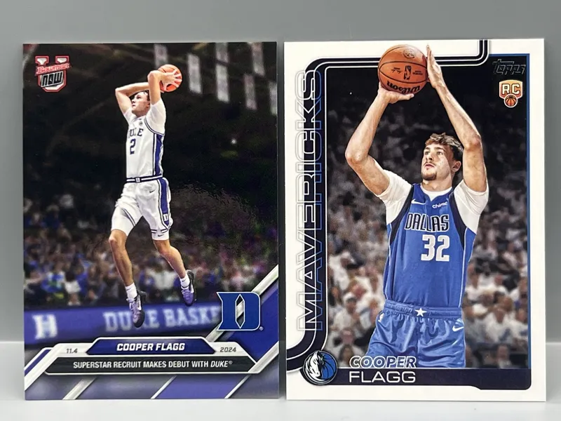 2024 Topps/Bowman U Now Cooper Flagg RC #1 & 2025 Topps Cooper Flagg RC #201 from auction in Greenville, Ohio — image 36