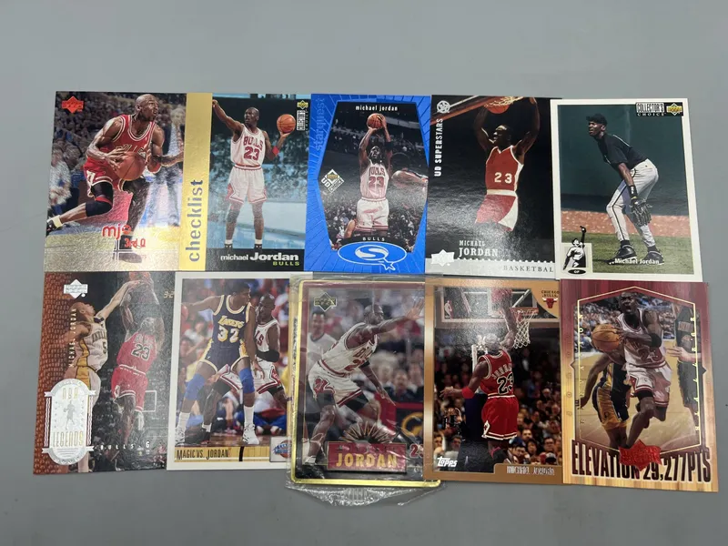 (10) Michael Jordan Basketball & Baseball Cards from auction in Greenville, Ohio — image 34