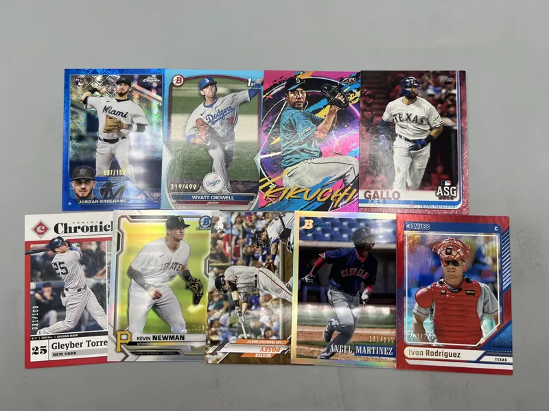 (9) Modern Baseball Serial Numbered Cards from auction in Greenville, Ohio — image 37