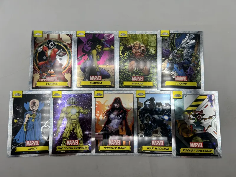 (9) 2024 Topps Chrome Marvel Cards from auction in Greenville, Ohio — image 41