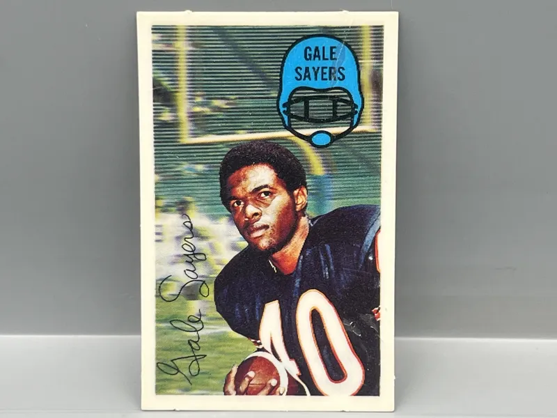 1970 Kellogg's 3-D Superstars Gale Sayers #51 from auction in Greenville, Ohio — image 44
