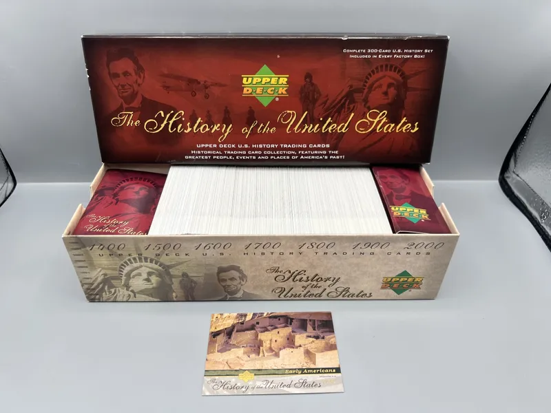 2004 Upper Deck The History of The United States Complete 300 Card Factory Set from auction in Greenville, Ohio — image 5