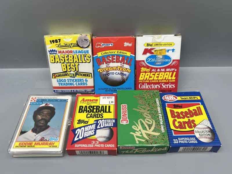 (7) 1980s & 90s Baseball Small Sets from auction in Greenville, Ohio — image 9