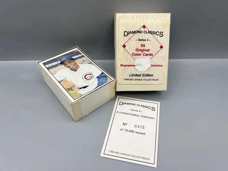 1983 Big League Collectibles Diamond Classics Series 2 Complete 55 Card Set w/ COA - Only 10,000 Sets Issued from auction in Greenville, Ohio — image 10