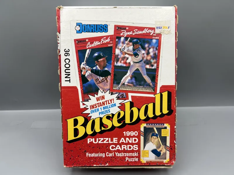 1990 Donruss Baseball Complete Wax Box from auction in Greenville, Ohio — image 20