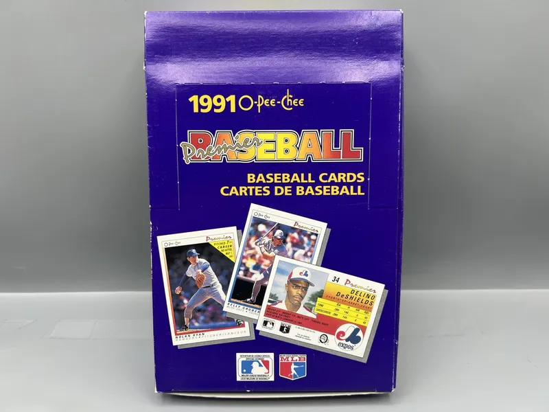 1991 O-Pee-Chee Baseball Complete Wax Box from auction in Greenville, Ohio — image 21