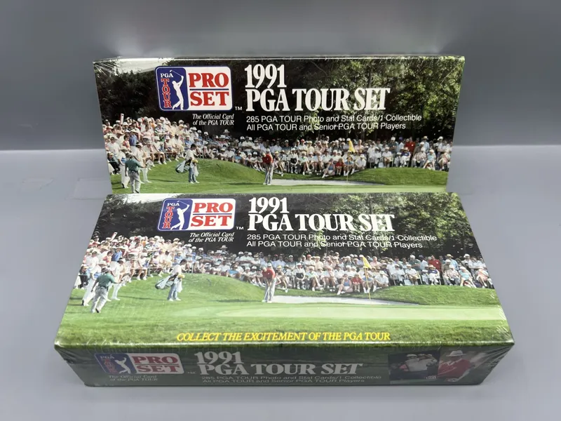 (2) 1991 Pro Set PGA Tour Golf Factory Sealed Wax Boxes from auction in Greenville, Ohio — image 18