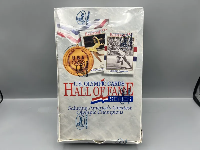 1991 Impel U.S. Olympics Hall of Fame Series Factory Sealed Wax Box from auction in Greenville, Ohio — image 25