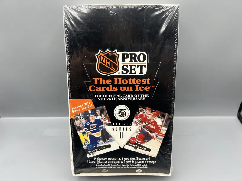 1992 Pro Set Series 2 Hockey Factory Sealed Wax Box from auction in Greenville, Ohio — image 28
