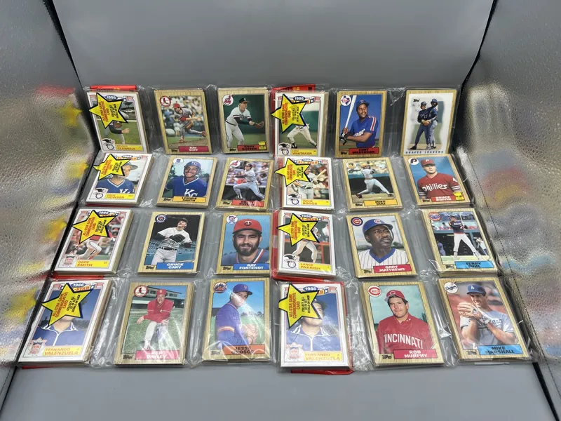 (20) 1987 Topps Baseball Unopened Rack Packs w/ Some Stars Showing from auction in Greenville, Ohio — image 22