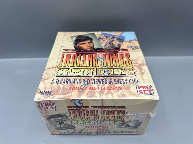 1992 Pro Set Indiana Jones Chronicles Factory Sealed Wax Box from auction in Greenville, Ohio — image 37