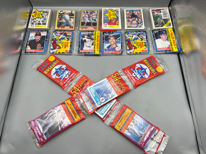 (6) Assorted Vintage Baseball Unopened Rack Packs from auction in Greenville, Ohio — image 21