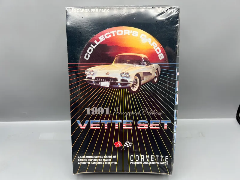 1991 Collect-A-Card Vette Set Factory Sealed Wax Box from auction in Greenville, Ohio — image 22