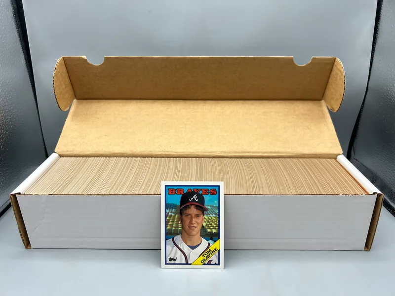 1988 Topps Baseball Complete Set W/ Tom Glavine RC from auction in Greenville, Ohio — image 29