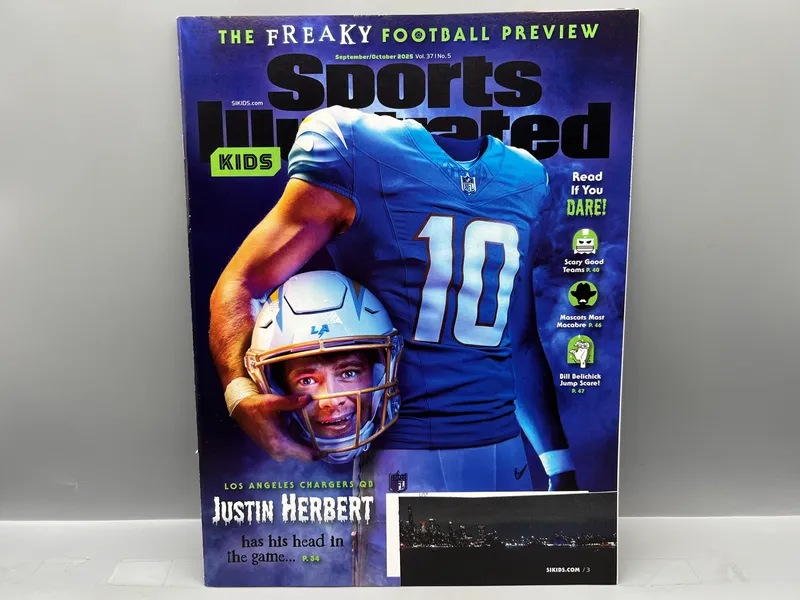 September/October 2025 Sports Illustrated For Kids Magazine W/ Jeremiah Smith RC - Address Cut Off Front from auction in Greenville, Ohio — image 41