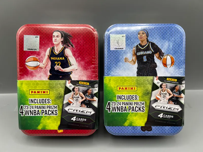 (2) 2023-24 Panini Prizm WNBA Factory Sealed Tins - Caitlin Clark Rookie Year from auction in Greenville, Ohio — image 43