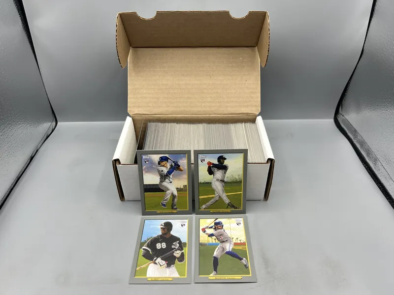 (4) 2020 Topps Turkey Red Baseball Complete 50 Card Sets W/ Yordan Alvarez RC, Luis Robert RC, Gavin Lux RC, & Bo Bichette RC - 4 Total Sets from auction in Greenville, Ohio — image 8