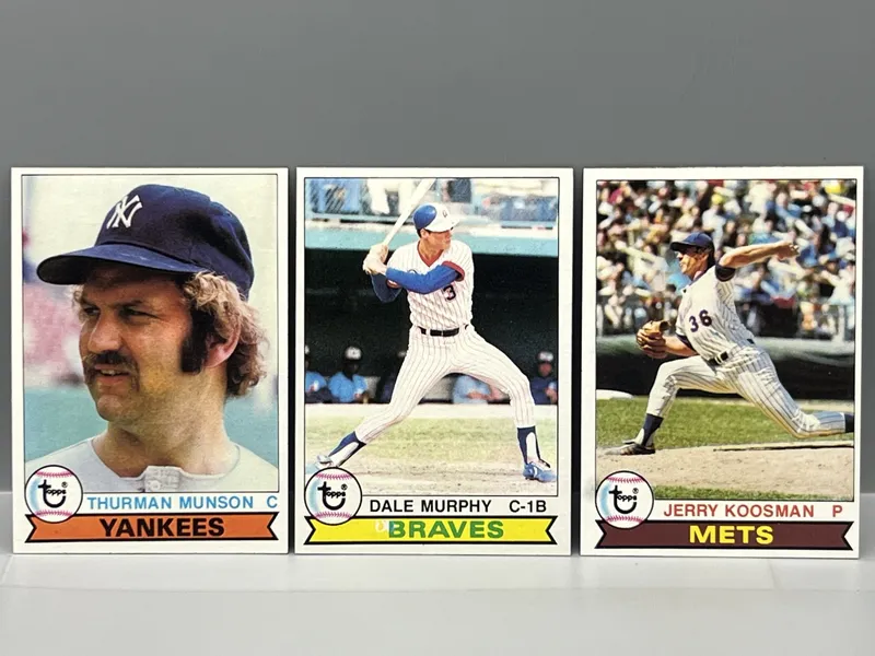 1979 Topps Thurman Munson #310, Dale Murphy #39, & Jerry Koosman #655 from auction in Greenville, Ohio — image 16