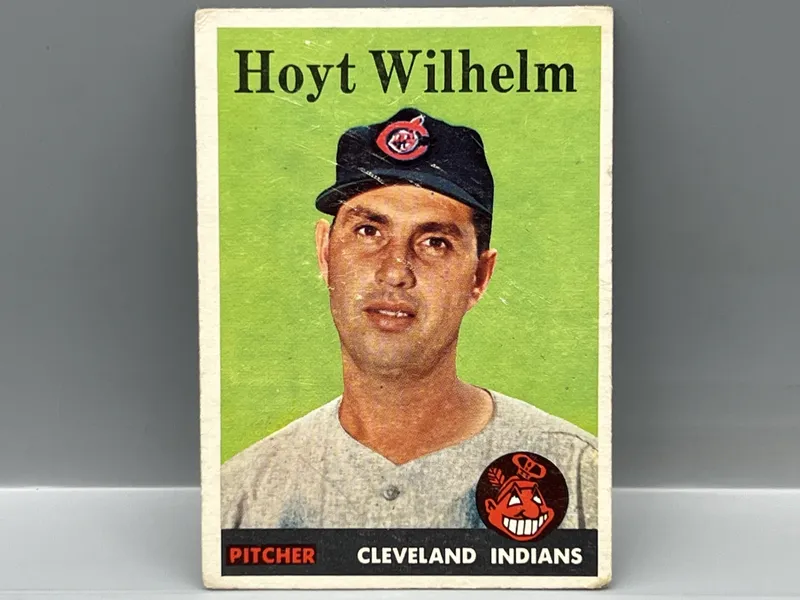 1958 Topps Hoyt Wilhelm #324 from auction in Greenville, Ohio — image 19
