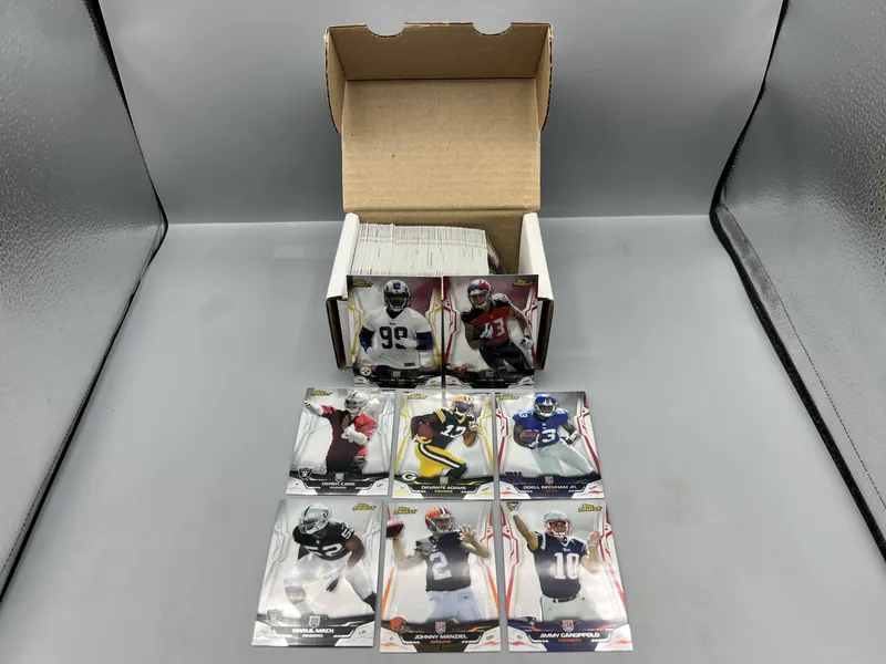 2014 Topps Finest Football Complete 150 Card Set W/ Aaron Donald RC, Mike Evans RC, Odell Beckham Jr. RC, & Many More Star RCs from auction in Greenville, Ohio — image 20