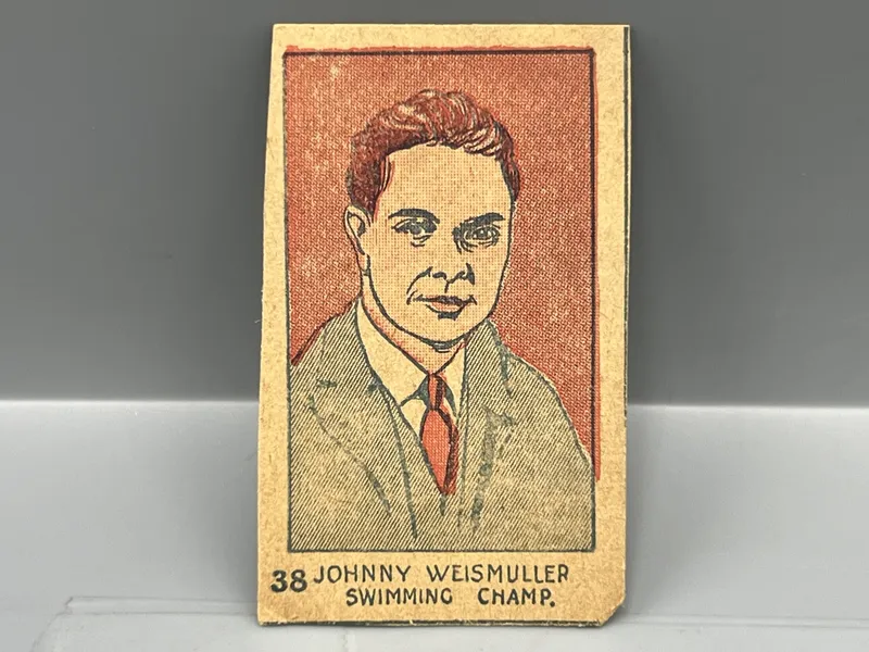 1926 W512 Johnny Weismuller Strip Card #38 from auction in Greenville, Ohio — image 25