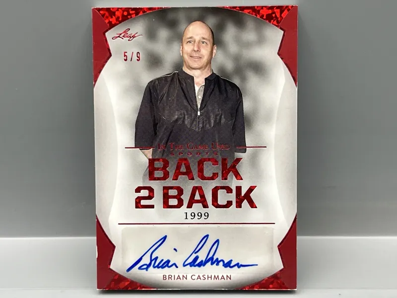2022 Leaf In The Game Brian Cashman/Joe Torre Dual Back 2 Back Red Auto #/9 from auction in Greenville, Ohio — image 46