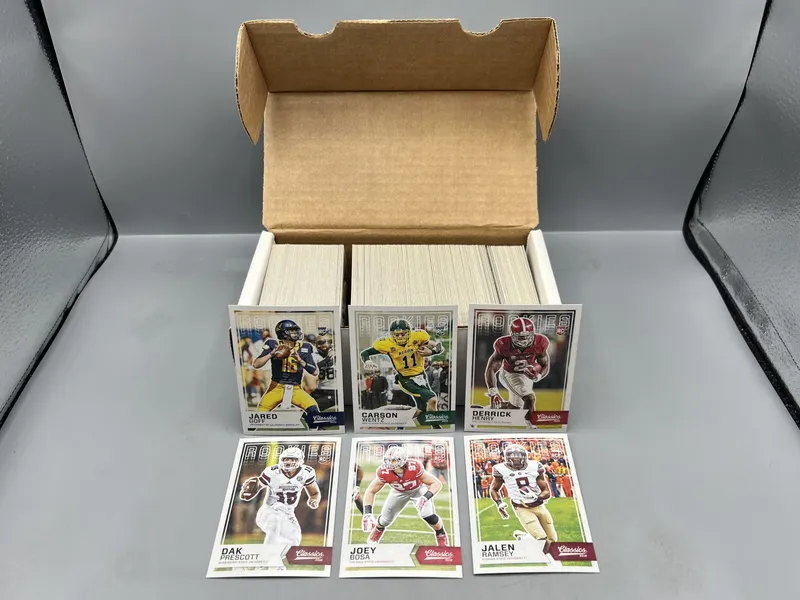 2016 Panini Classics Football Complete Set W/ Dak Prescott RC, Derrick Henry RC, Jared Goff RC, & More Star Rookies from auction in Greenville, Ohio — image 47