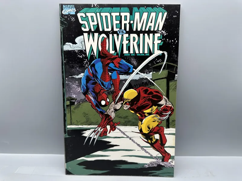 Marvel Comics Spider-Man vs. Wolverine #1 (1990) - Prestige format reprint of 1987 one-shot - Jim Owsley story and Mark Bright art from auction in Greenville, Ohio — image 3