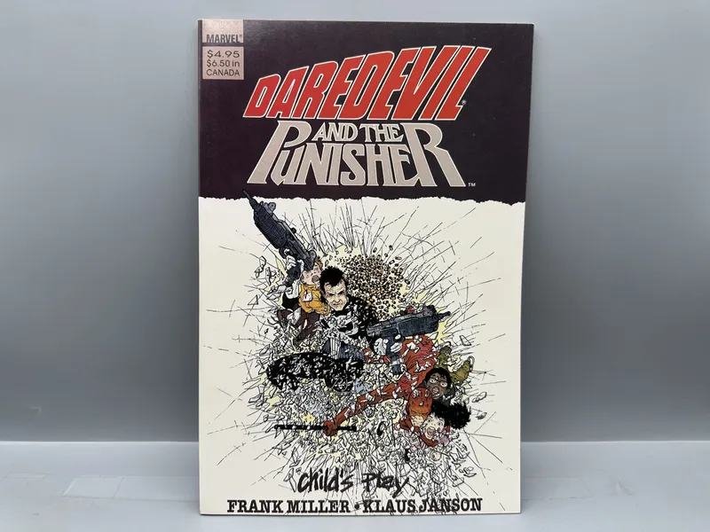 Marvel Comics Daredevil and the Punisher: Child's Play (1988) - Frank Miller and Klaus Janson art - Collects Daredevil #182-184 from auction in Greenville, Ohio — image 9