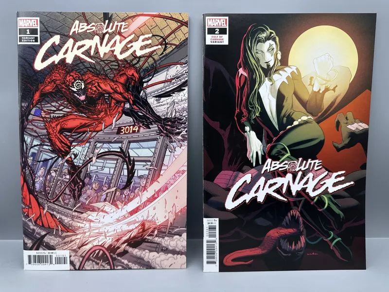 Marvel Comics Absolute Carnage #1 & #2 (2019) - Ryan Stegman and Kris Anka variant covers from auction in Greenville, Ohio — image 11