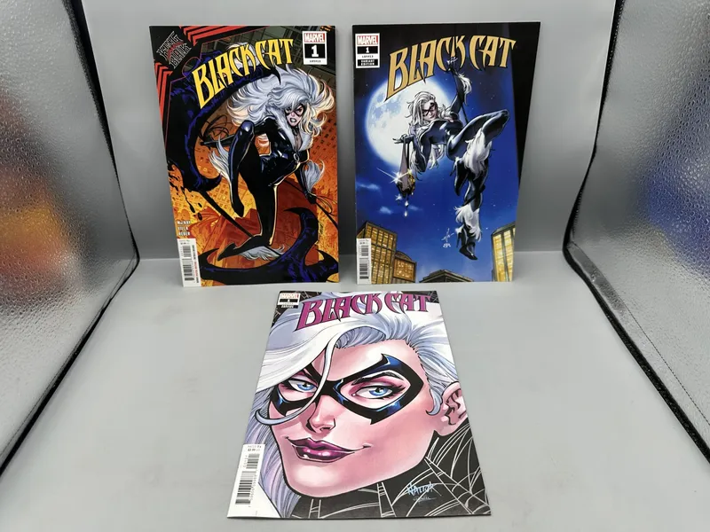 Marvel Comics Black Cat #1 (2021) - Lot of 3 - CF Villa and Todd Nauck Variant Covers - King in Black Tie-In from auction in Greenville, Ohio — image 23