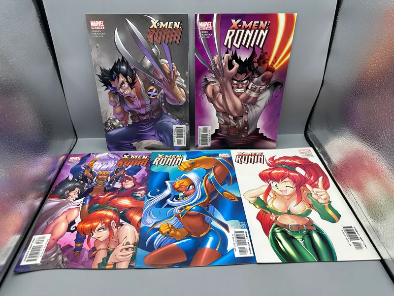 Marvel Comics X-Men: Ronin #1-5 (2003) - Complete limited series - Makoto Nakatsuka manga-influenced art from auction in Greenville, Ohio — image 25