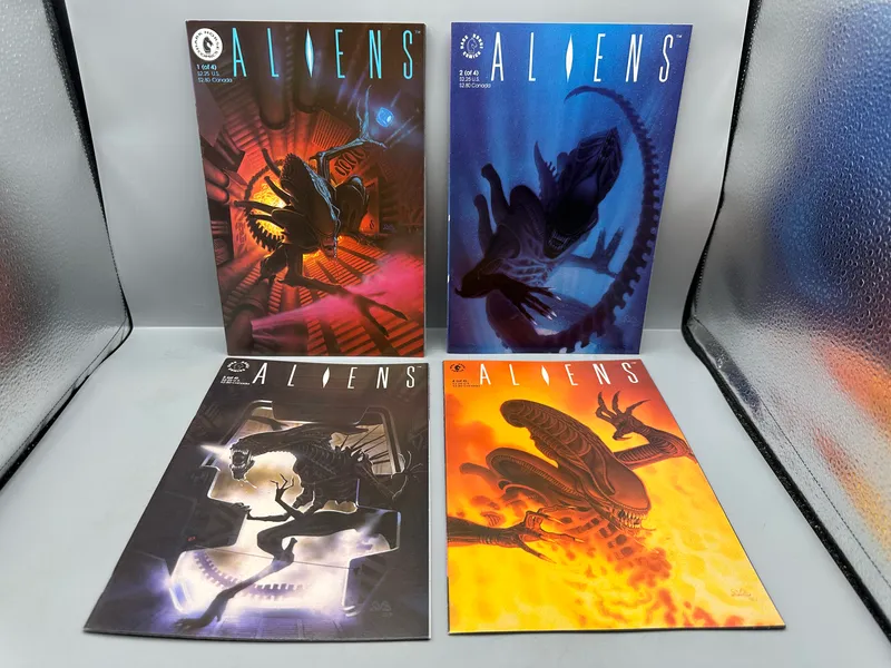 Dark Horse Comics Aliens #1-4 (1989-1990) - Complete limited series - Den Beauvais covers from auction in Greenville, Ohio — image 28