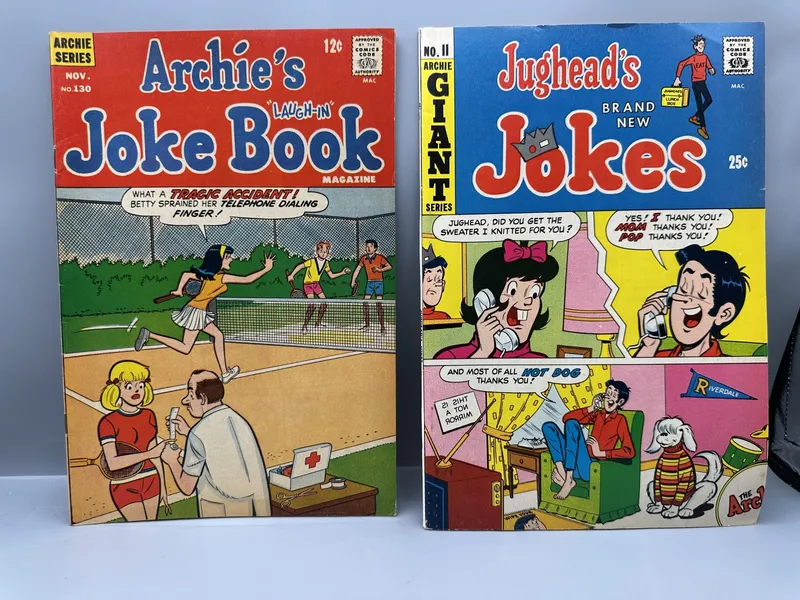 Archie Comics Archie's Joke Book Magazine #130 (1968) and Jughead's Jokes #11 (1969) - Includes CBS Saturday morning cartoon advertisement from auction in Greenville, Ohio — image 30