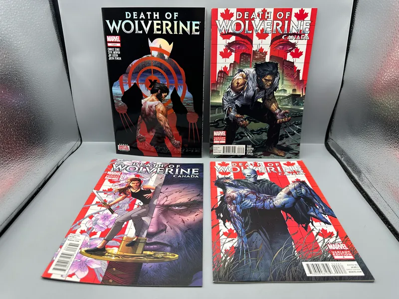 Marvel Comics Death of Wolverine #1-4 (2014) - Complete four-issue limited series featuring the death of Logan and three Canada variant covers from auction in Greenville, Ohio — image 22