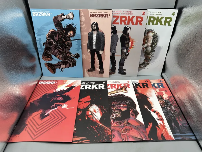 BOOM! Studios BRZRKR #1-6 lot of (9) w/ Variants (2021) - 1st appearance of B - Co-created by Keanu Reeves from auction in Greenville, Ohio — image 41