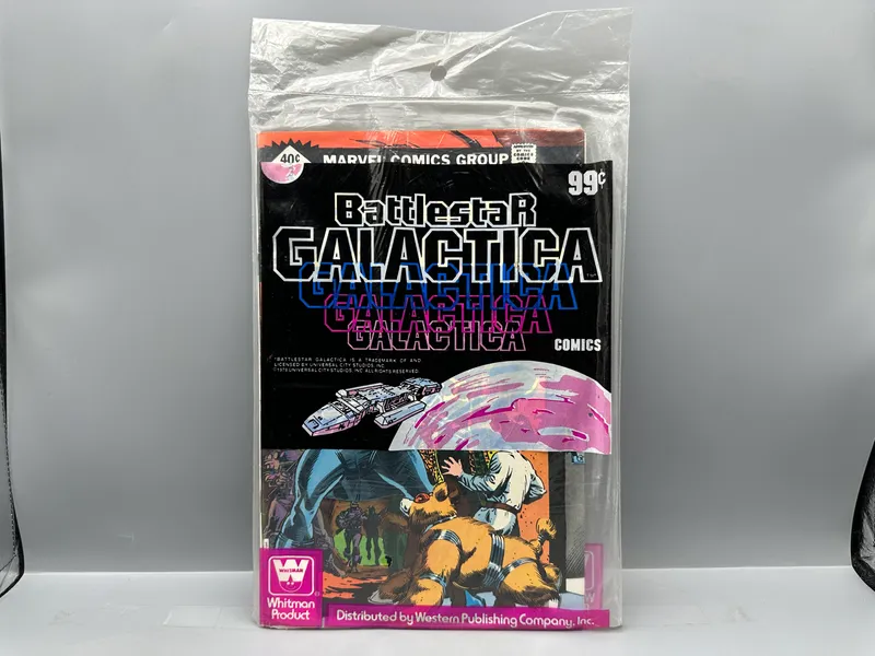 Marvel Comics Battlestar Galactica (1979) - Factory-sealed Whitman Multi-Pack containing issues #1-3 from auction in Greenville, Ohio — image 46