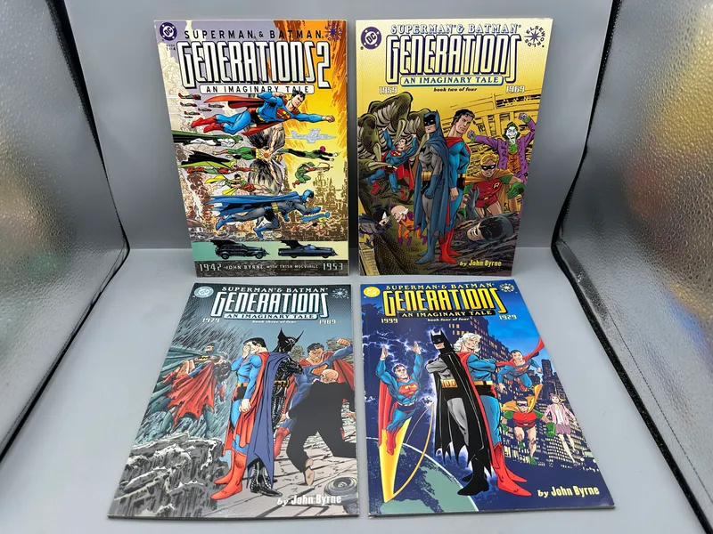 DC Comics Superman & Batman: Generations #2, #3, #4 (1999) and Generations 2 #1 (2001) - John Byrne story and art - Elseworlds prestige format from auction in Greenville, Ohio — image 43