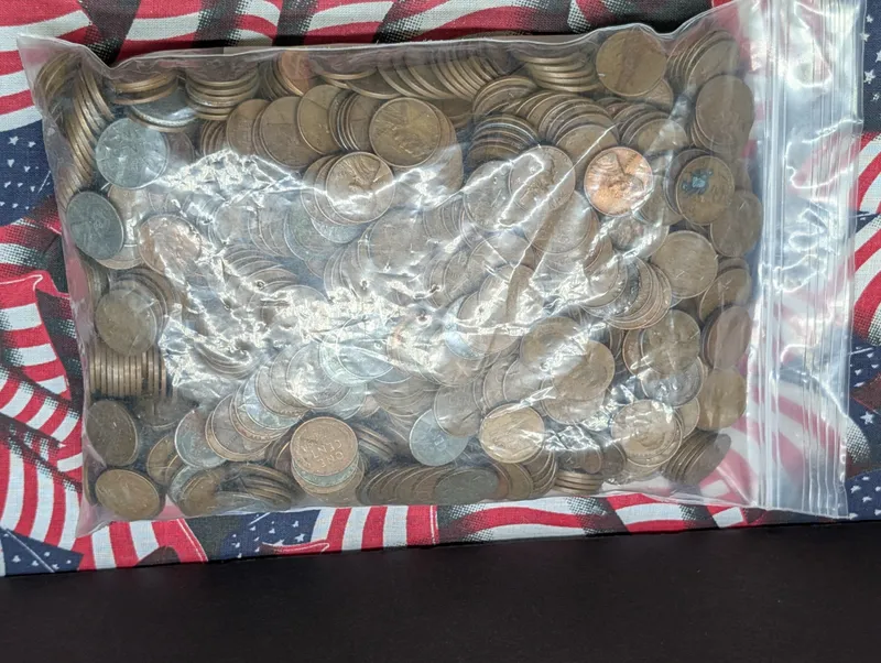 1,000 Unresearched Assorted Date Lincoln Wheat Cents from auction in Greenville, Ohio — image 10