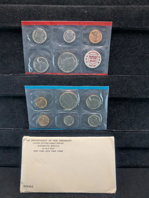1972-P&D Unc. U.S. Mint Set and 1972-S Lincoln Cent from auction in Greenville, Ohio — image 30