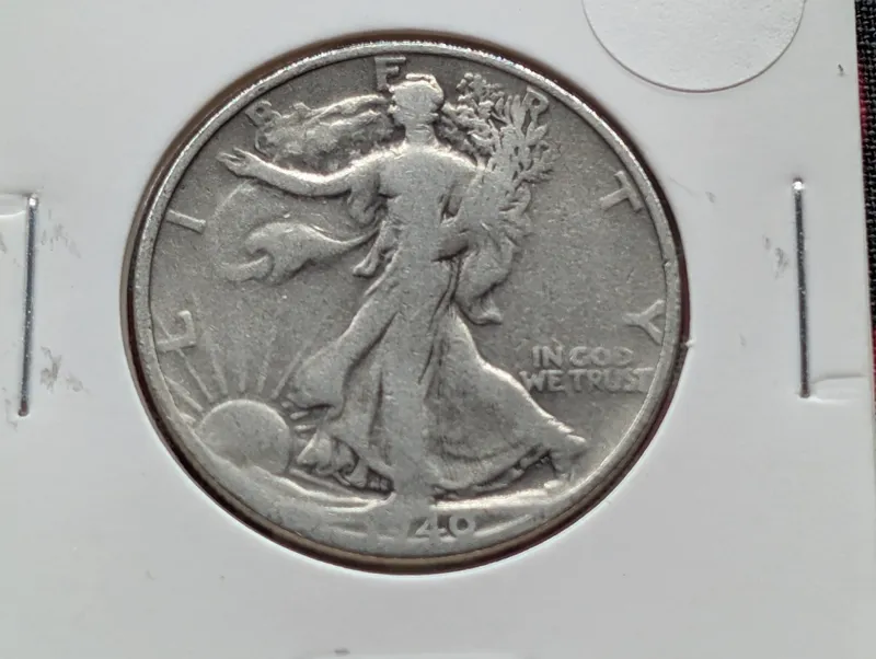 1940-S Walking Liberty  90% Silver Half Dollar from auction in Greenville, Ohio — image 48