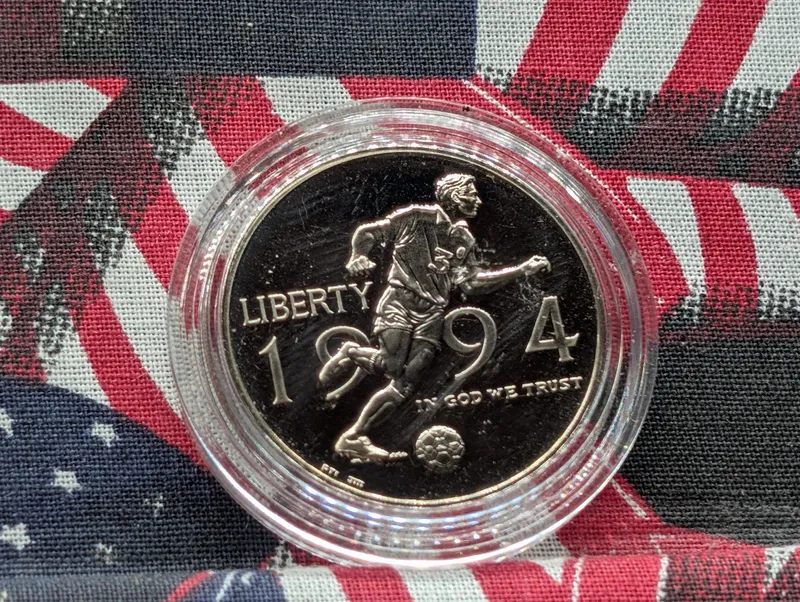 1994-P World Cup Soccer Comm. Half Dollar from auction in Greenville, Ohio — image 9