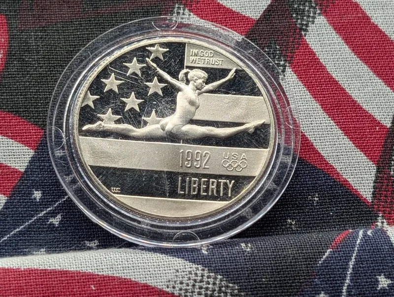1992-S Proof Olympic Commemorative Half Dollar from auction in Greenville, Ohio — image 18