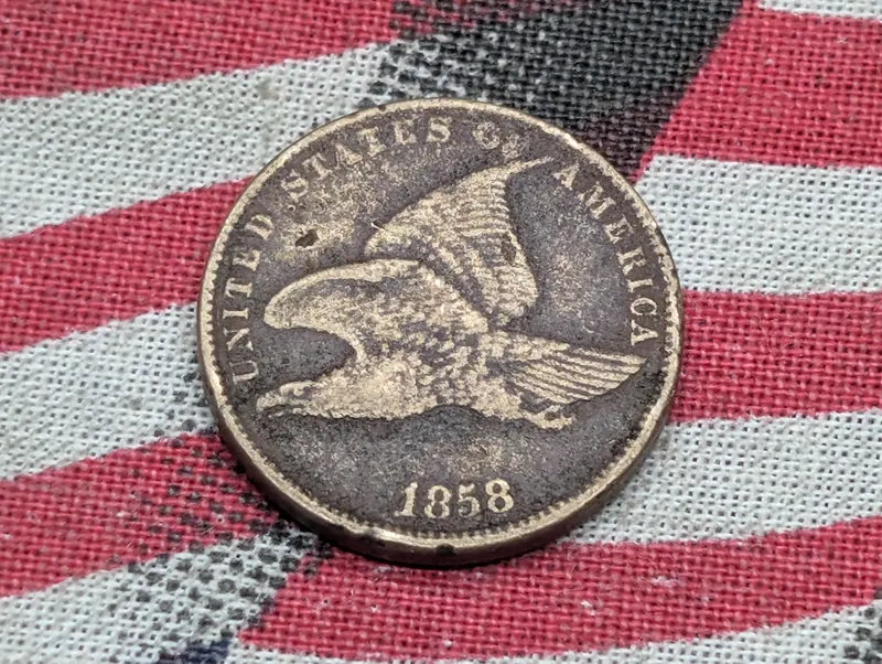 1858 Flying Eagle Cent from auction in Greenville, Ohio — image 20