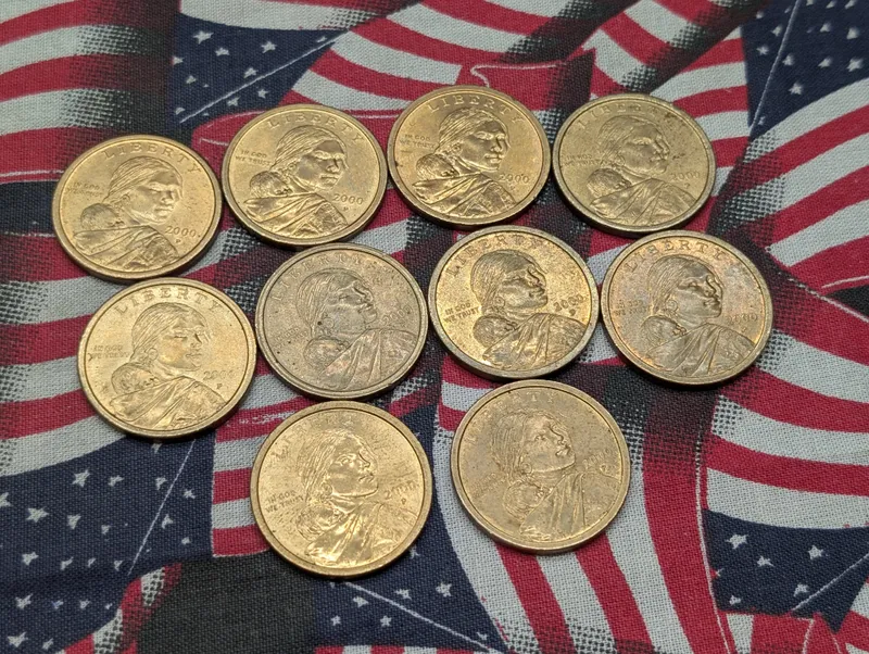 (10) 2000-P Sacagawea Dollars from auction in Greenville, Ohio — image 25