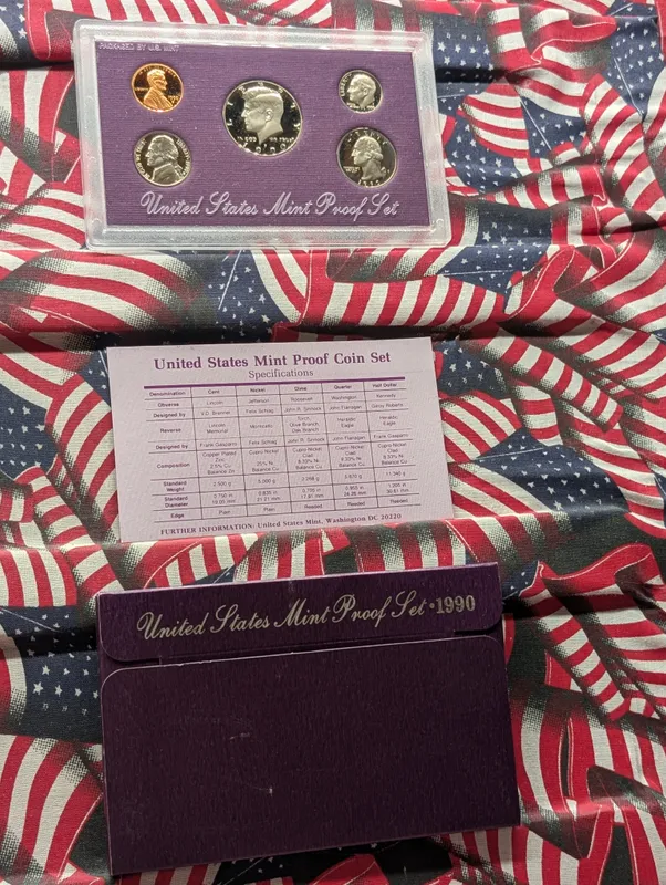 1990-S U.S. Mint Proof Set in OGP w/ COA from auction in Greenville, Ohio — image 26