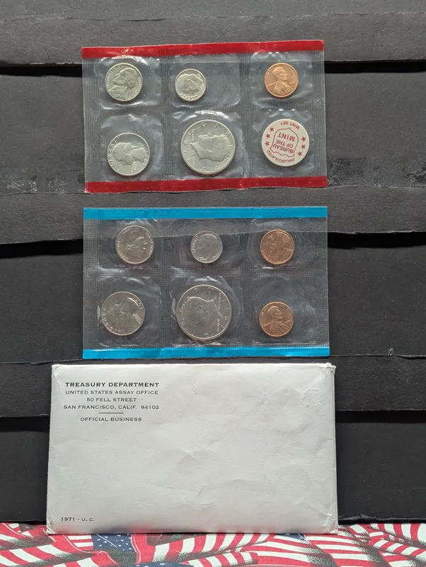 1971-P&D Unc. United States Mint Set W/ "S" Cent from auction in Greenville, Ohio — image 30