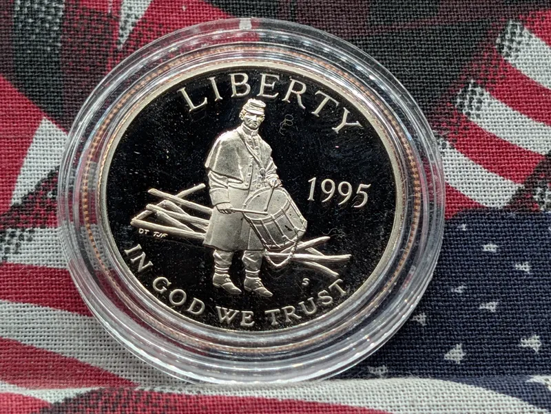 1995-S Civil War Battlefield Preservation Proof Half Dollar from auction in Greenville, Ohio — image 36